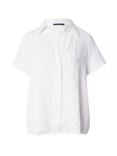Bluza s ovratnikom Sisley bijela