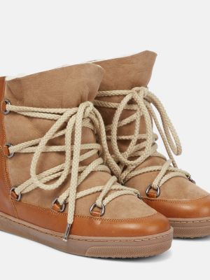 Ankle boots Isabel Marant beżowe