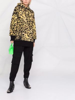 Sudadera con capucha leopardo Givenchy amarillo