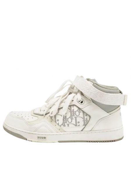 Sneakersy skórzane Dior Vintage białe