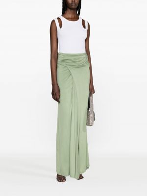 Drapované dlouhá sukně Gauge81 zelené