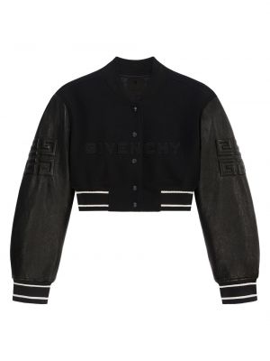 Укороченная университетская куртка Givenchy черный