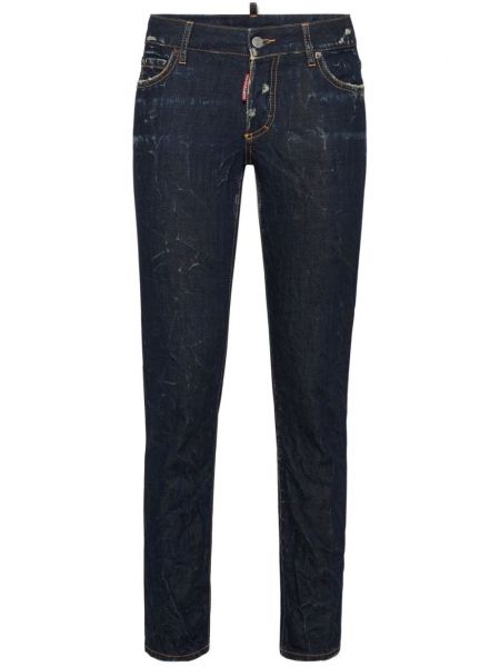 Lavtaljet jeans Dsquared2 blå