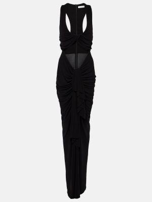 Jersey hosszú ruha Christopher Esber fekete