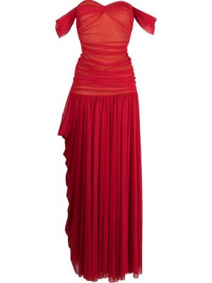 Večerna obleka Norma Kamali rdeča