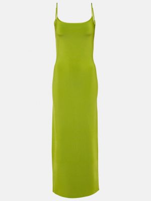 Длинное платье Galvan зеленое