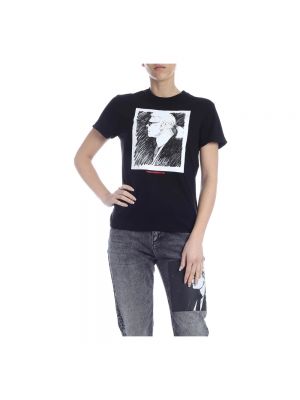 Koszulka bawełniana w kratkę Karl Lagerfeld