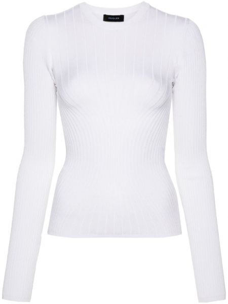 Strikket top Mugler hvid