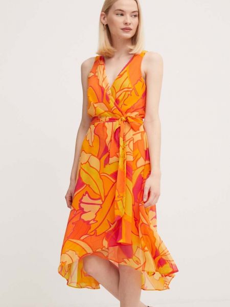 Mini ruha Joseph Ribkoff narancsszínű