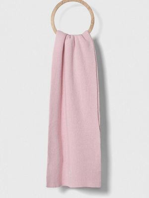 Шерстяной шарф Calvin Klein Jeans розовый