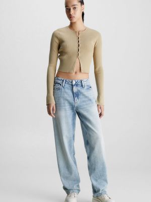 Бежевый кардиган Calvin Klein Jeans