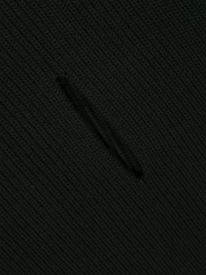Vilnonis šalikas iš merino vilnos Studio Nicholson juoda