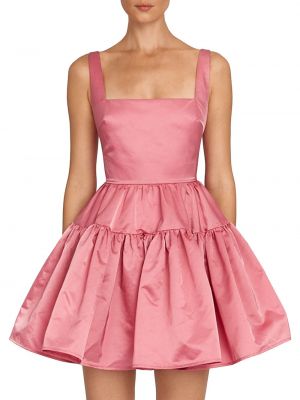 Платье мини с рюшами Sau Lee розовое