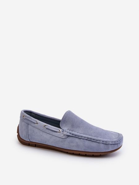 Slip-on seemisnahksed loafer-kingad Kesi sinine