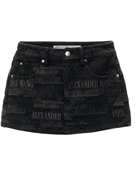 Broderet denimshorts Alexander Wang sort