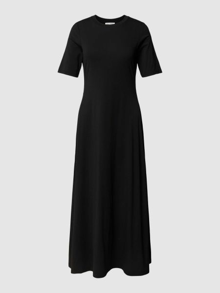 Sukienka midi bawełniana z dżerseju Marc O'polo czarna