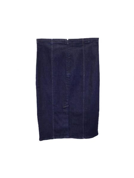 Spódnica bawełniana Ralph Lauren Pre-owned niebieska