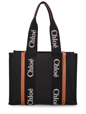 Nákupná taška Chloé čierna