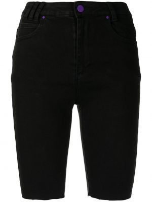 Slank jeans-shorts Tout A Coup svart