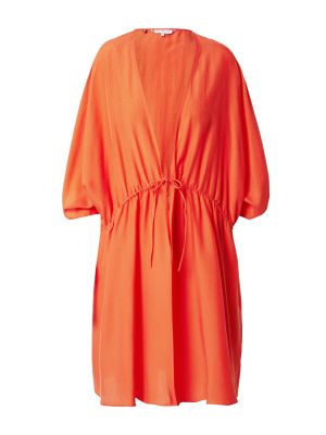 Obleka Tommy Hilfiger Underwear oranžna