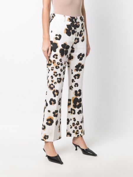 Leopardí kalhoty s potiskem Boutique Moschino