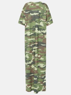 Vestito lungo di cotone camouflage Acne Studios