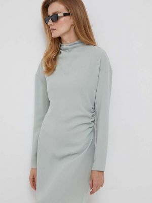 Sukienka mini dopasowana Calvin Klein zielona