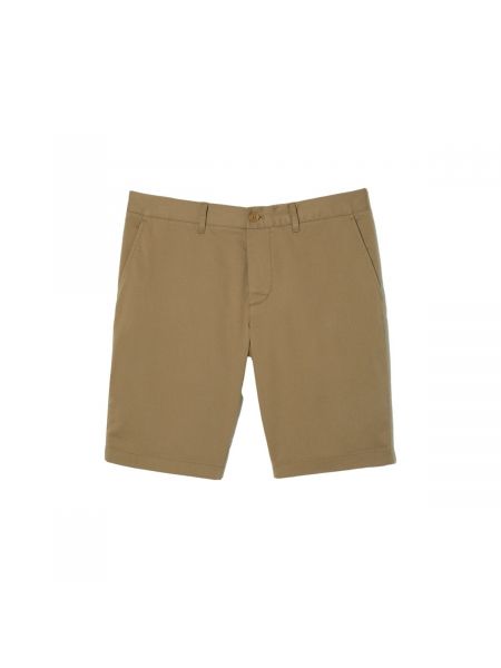 Bermuda kratke hlače slim fit Lacoste bež