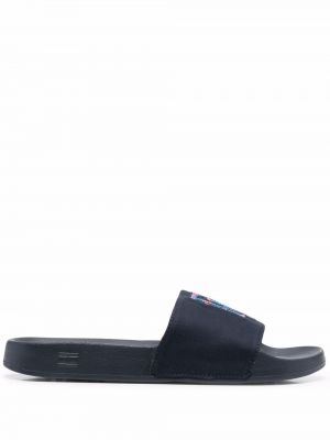 Brodert flip-flops Tommy Hilfiger blå