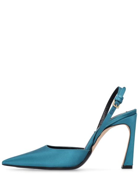 Pumpar med remmar i satin med slingback Victoria Beckham