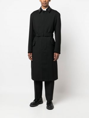 Manteau imperméable Alexander Mcqueen noir