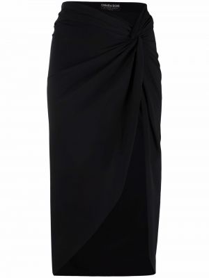 Asymetrická midi sukňa Chiara Boni La Petite Robe čierna