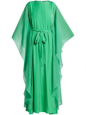 Drapované večerní šaty Baruni zelené