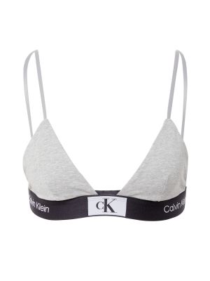 Calvin Klein Underwear Podprsenka  sivá melírovaná / čierna / biela