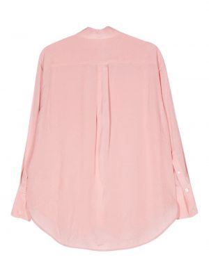 Marškiniai Victoria Beckham rožinė