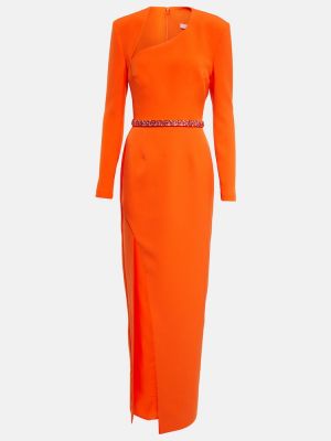 Dlouhé šaty Safiyaa oranžové
