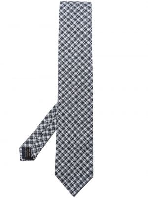 Карирана копринена вратовръзка Tom Ford