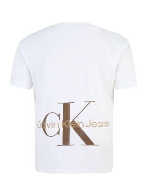 Тениска Calvin Klein Jeans Plus бяло