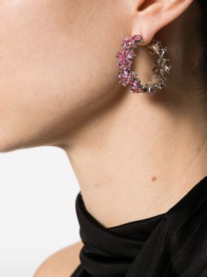 Boucles d'oreilles en cristal Amina Muaddi