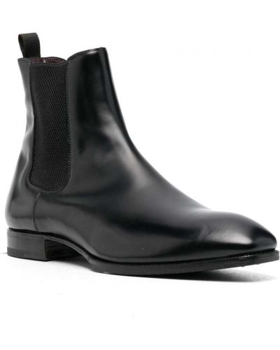 Iš natūralios odos chelsea stiliaus batai Lidfort juoda