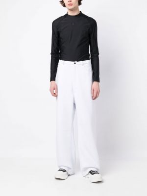 Rovné kalhoty s kapsami Natasha Zinko bílé