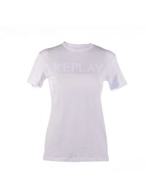 T-shirt Replay weiß