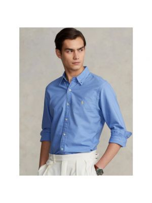 Camisa slim fit Polo Ralph Lauren azul