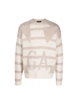 Sweter Emporio Armani beżowy