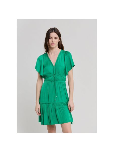 Mini vestido Ikks verde
