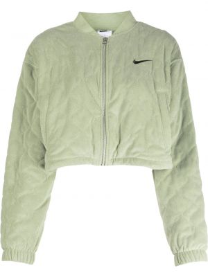 Ватирано яке Nike зелено