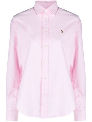 Asimetriškas raštuotas gėlėtas polo marškinėliai Polo Ralph Lauren