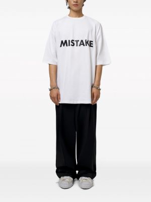 Oversized bavlněné tričko A Better Mistake bílé
