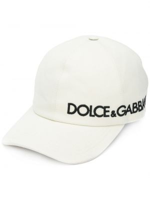 Șapcă cu imagine Dolce & Gabbana alb