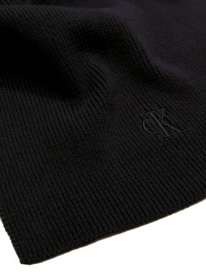 Gyapjú sál Calvin Klein Jeans fekete